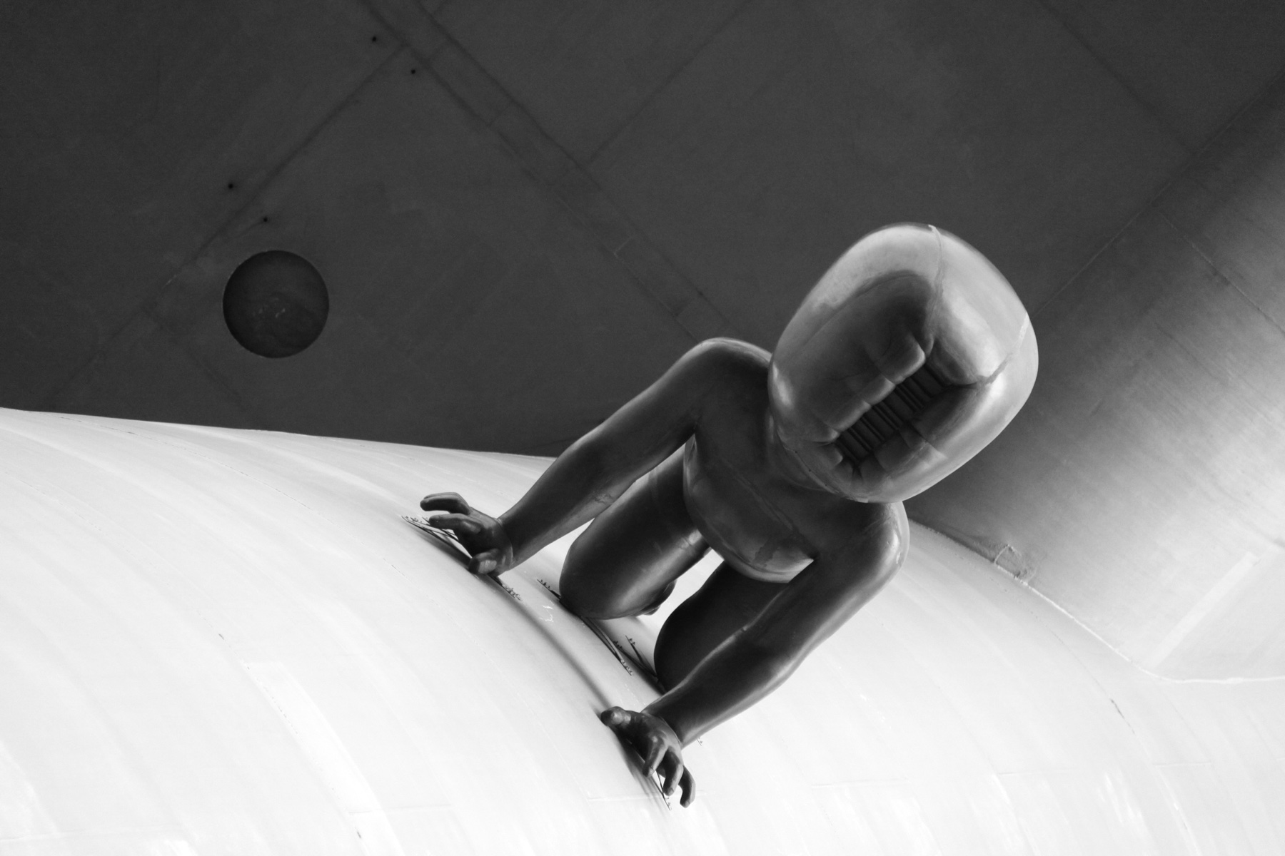 Crawling Baby Sculpture