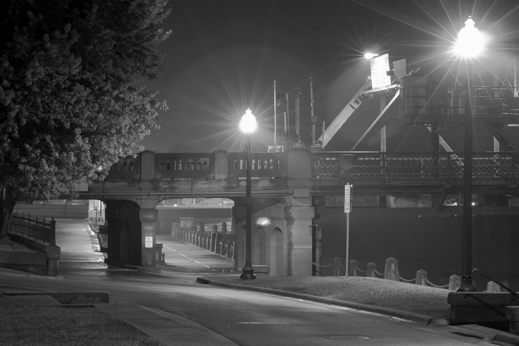 Drawbridge at Night