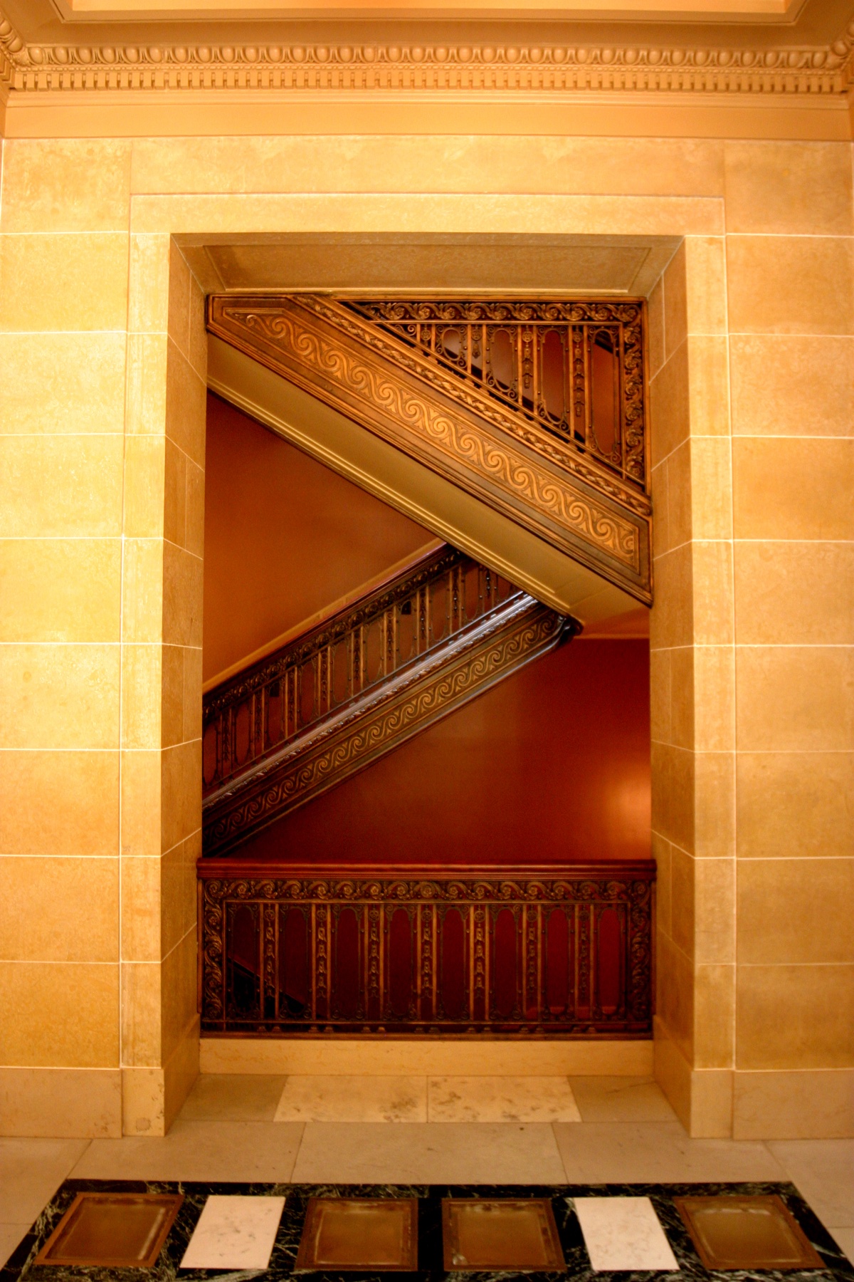 Gilded Stairwell