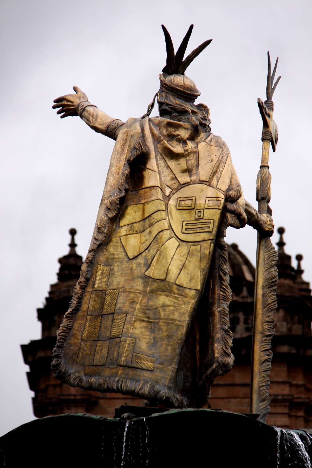 Golden Inca Statue
