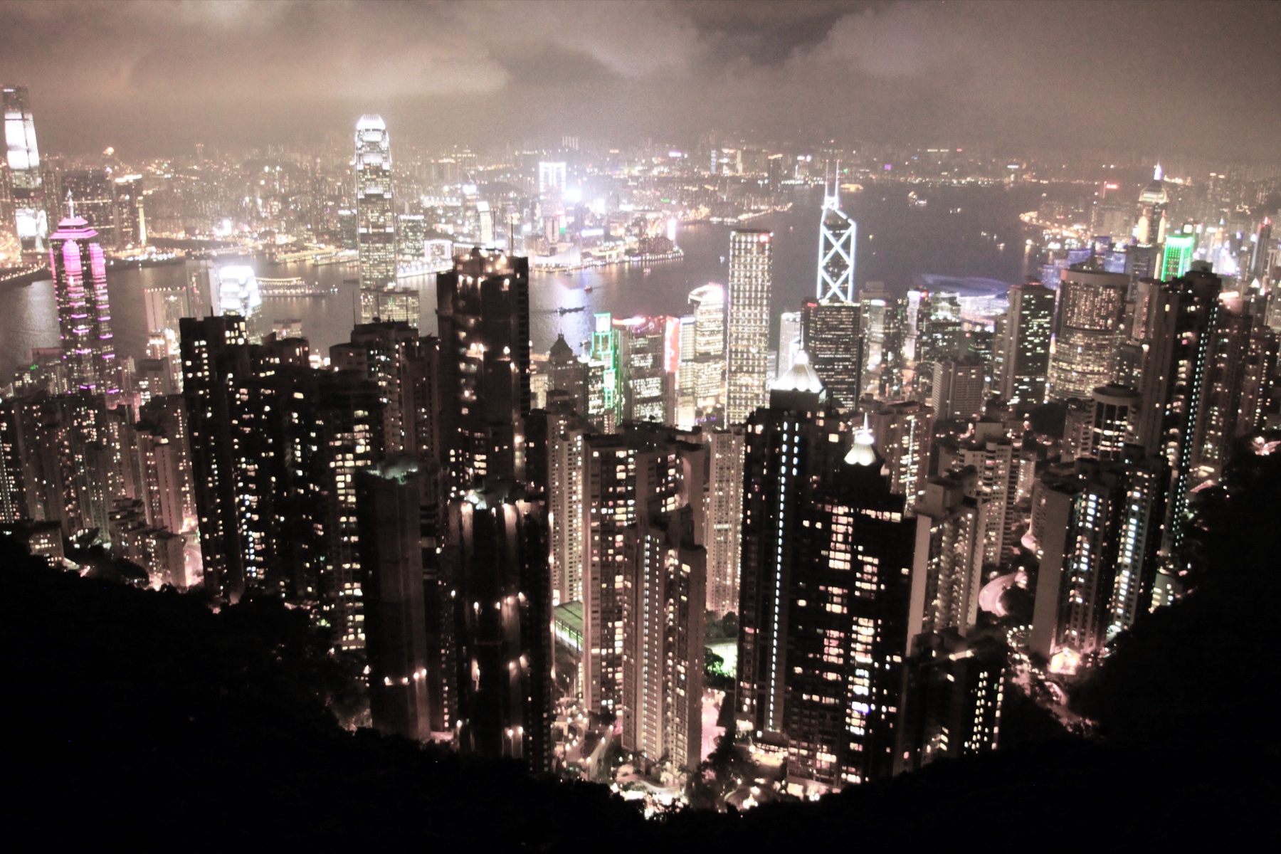 Hong Kong Skyline at Night