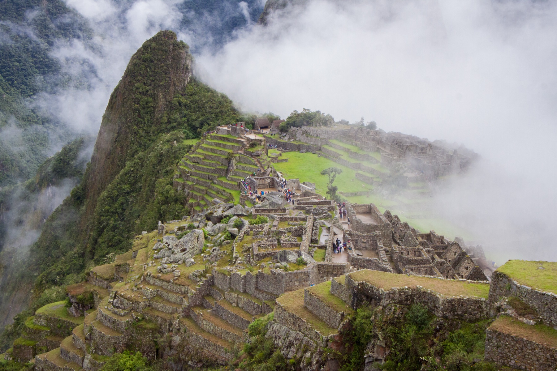 Machu Picchu in Clouds
