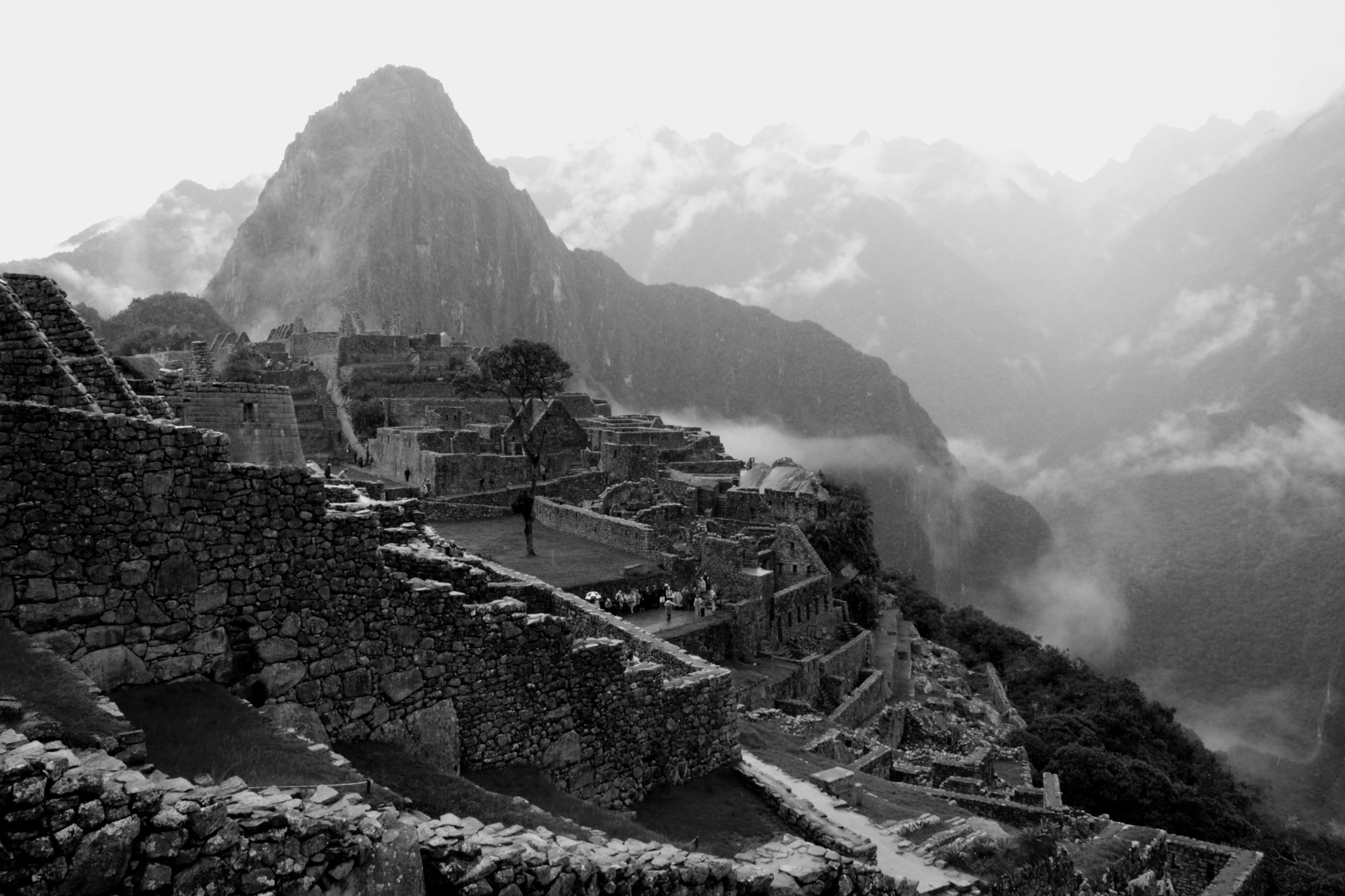 Machu Picchu in Mist