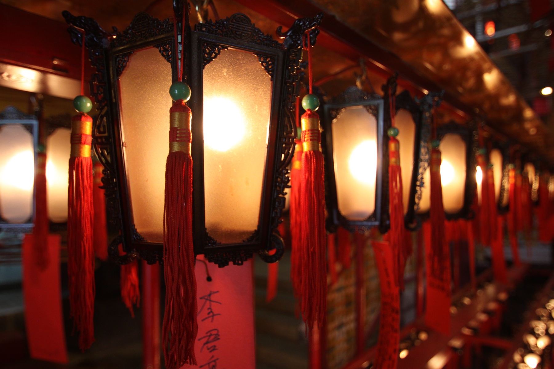 Red Temple Lanterns