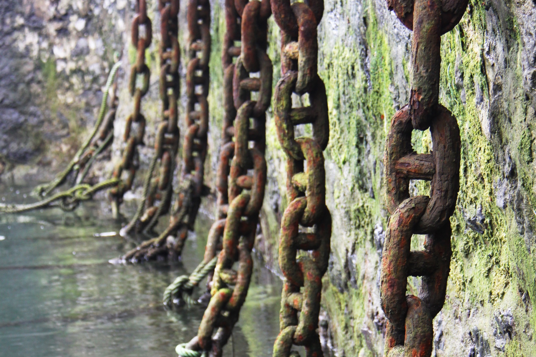 Rusted Harbor Chains