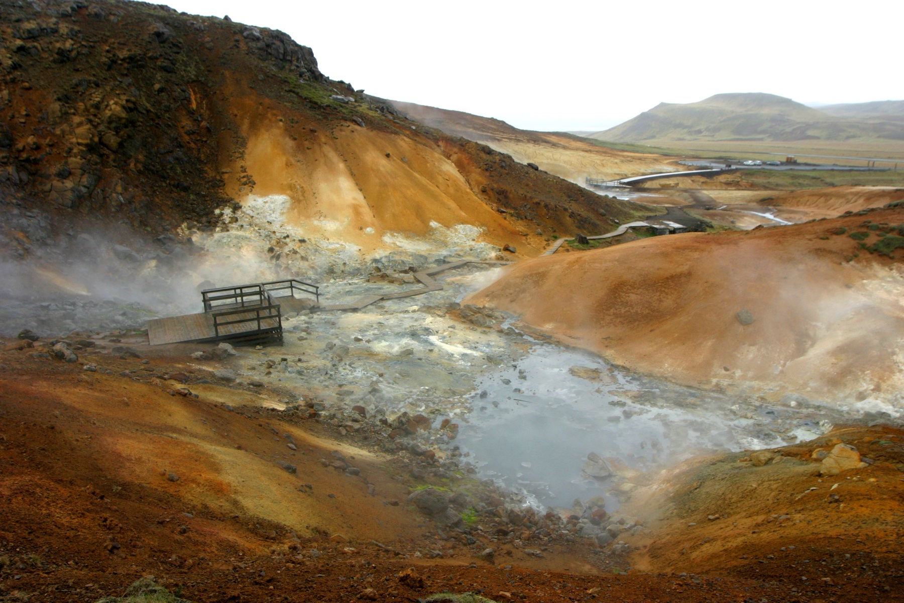 Steaming Geothermal Valley